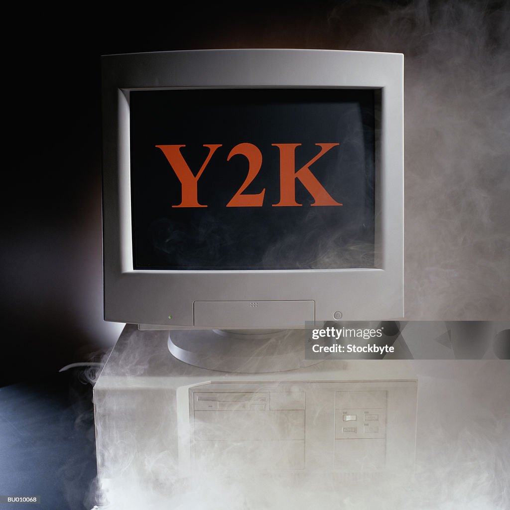Smoking Computer Showing Y2k High-Res Stock Photo - Getty Images