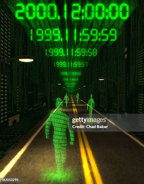 millennium man - 2000 technology stock pictures, royalty-free photos & images