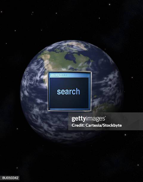 searching the globe - searching for something ストックフォトと画像