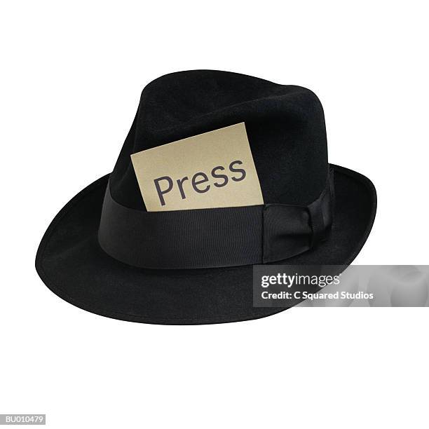 press hat - white hat fashion item stock pictures, royalty-free photos & images