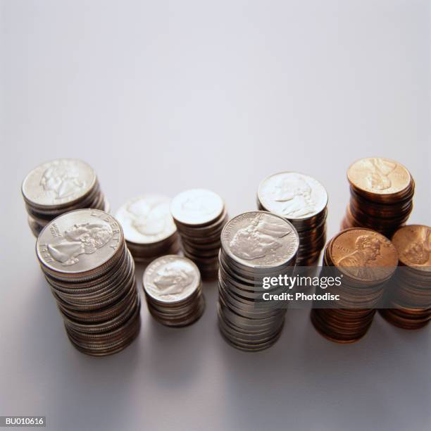 Stack Dimes Stack Of Dimes Photos and Premium High Res Pictures - Getty Images