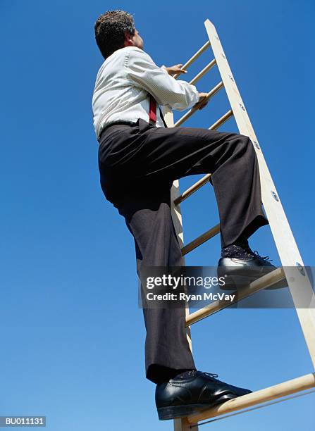 Person Using A Ladder 245 Person Stepping On Ladder Stock Photos, High-Res Pictures, and ...