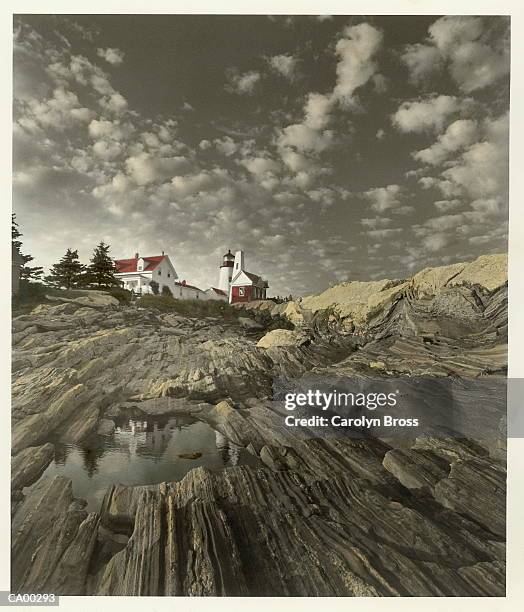 usa, new england, pemaquid point lighthouse - new england   usa stock pictures, royalty-free photos & images