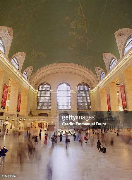 usa, new york, new york city, grand central station, main concourse - upper midtown manhattan stock pictures, royalty-free photos & images