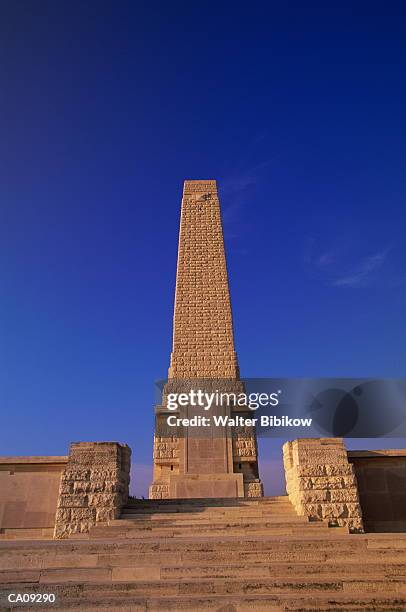 turkey, marmara, gallipoli peninsula, cape helles memorial, low angle - cape peninsula stock pictures, royalty-free photos & images