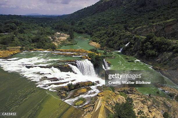 south africa, transvaal, hartbeespoort dam, elevated view - トランスバール ストックフォトと画像