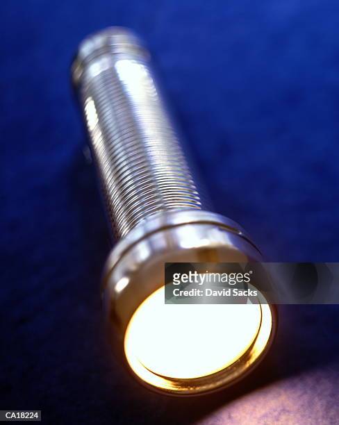 flashlight, close-up - electric torch stock pictures, royalty-free photos & images