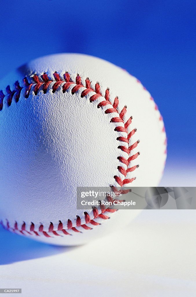 Baseball, close-up