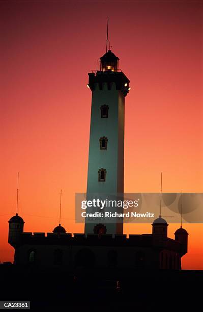 chile, norte chico, la serena, lighthouse - la serena stock pictures, royalty-free photos & images