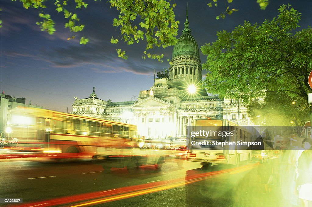PALACIO DEL CONGRESO AT NIGHT