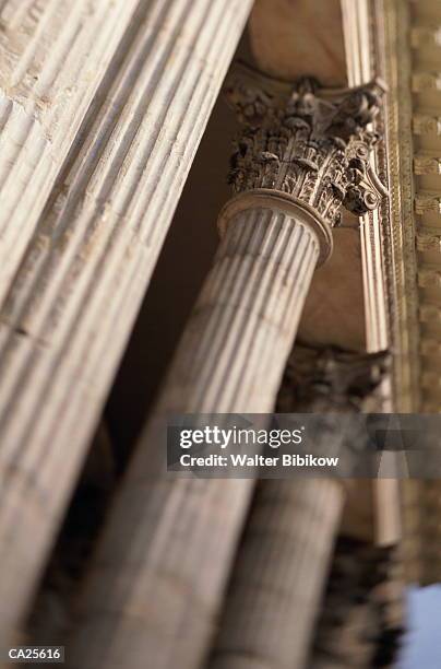 columns, low angle view - walter bibikow stock-fotos und bilder