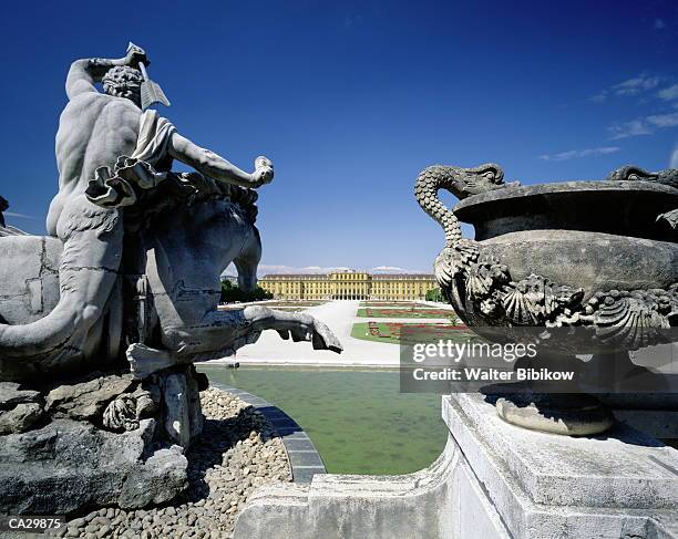 austria, vienna, schonbrunn palace - walter bibikow stock pictures, royalty-free photos & images