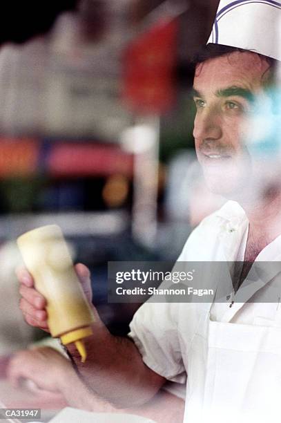 hot dog vendor, close-up - shannon stock pictures, royalty-free photos & images