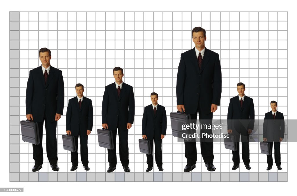Businessmen on a Chart