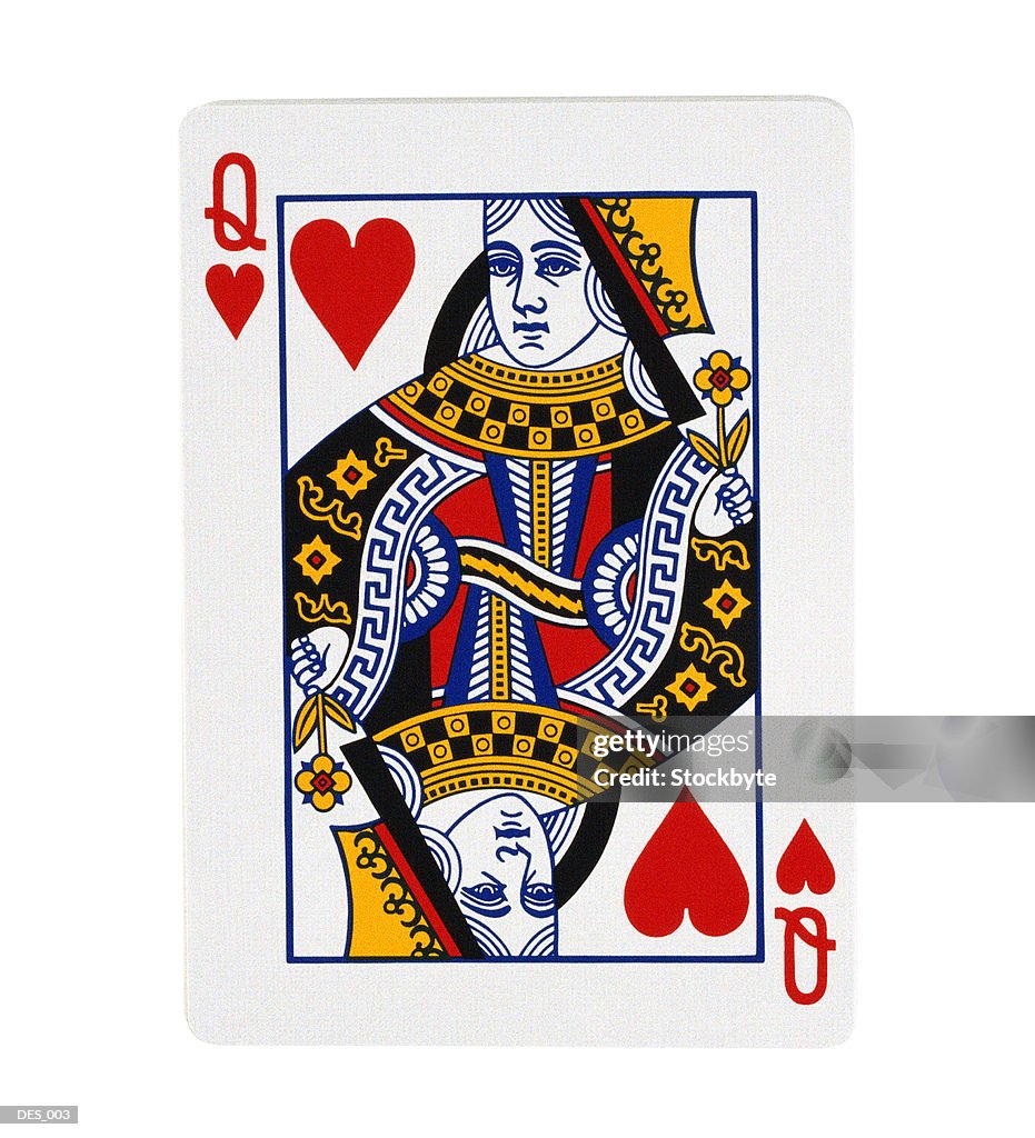 Queen of Hearts playing card