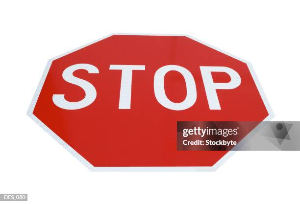 Stop Sign Bird View Stop Sign Planar View High-Res Stock Photo - Getty Images
