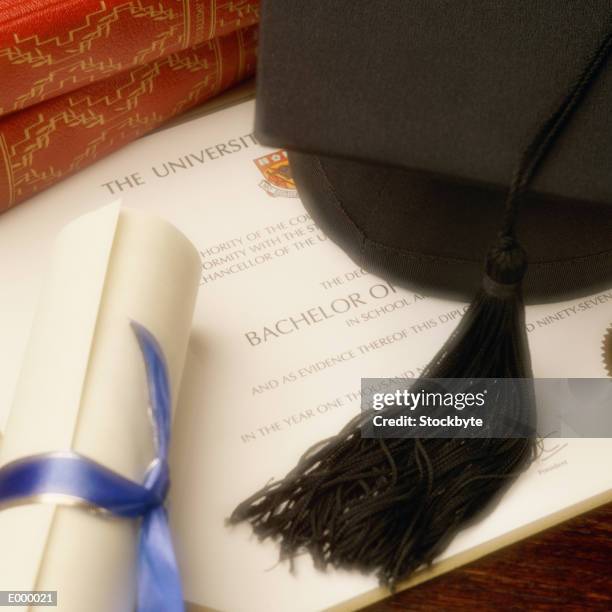 Transcript And Scroll University 276 Graduation Cap And Scroll Stock Photos, High-Res Pictures, and ...