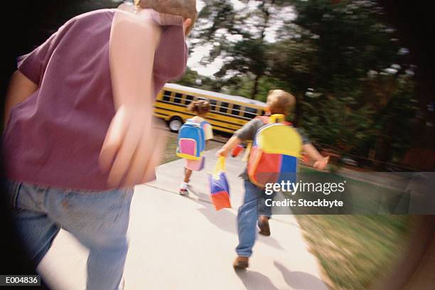 Kid Running For Bus Photos and Premium High Res Pictures - Getty Images