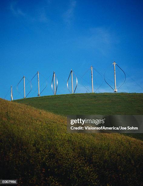 usa, california, altamont pass, wind turbines - altamont pass stock pictures, royalty-free photos & images