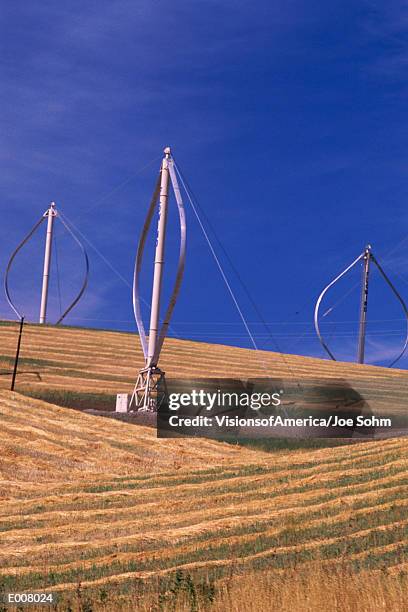 usa, california, altamont pass, wind turbines - altamont pass stock pictures, royalty-free photos & images