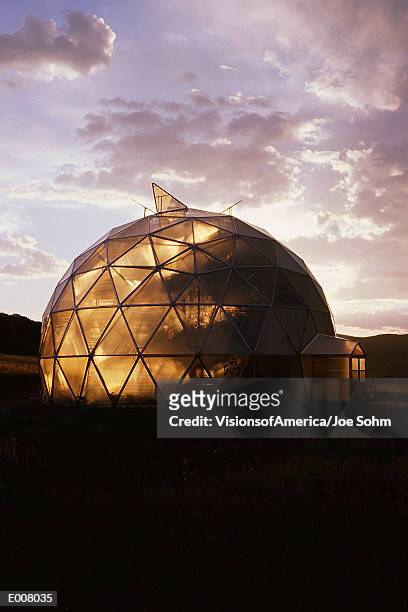 geodesic dome - pitkin county stock pictures, royalty-free photos & images
