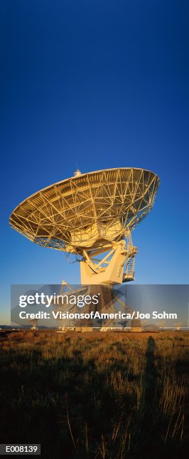 Array/satellite dish aimed towards sky Array/satellite dish aimed towards sky