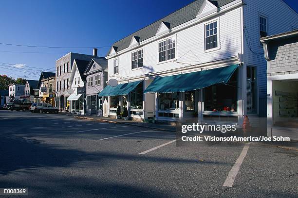 storefronts in mount desert island - マウントデザート島 ストックフォトと画像