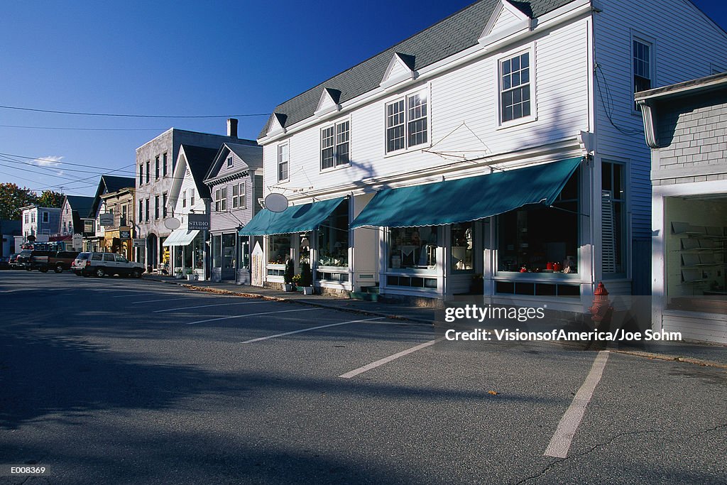 Storefronts in Mount Desert Island