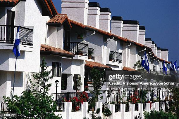 town houses in the pallisades, ca - ca stock-fotos und bilder