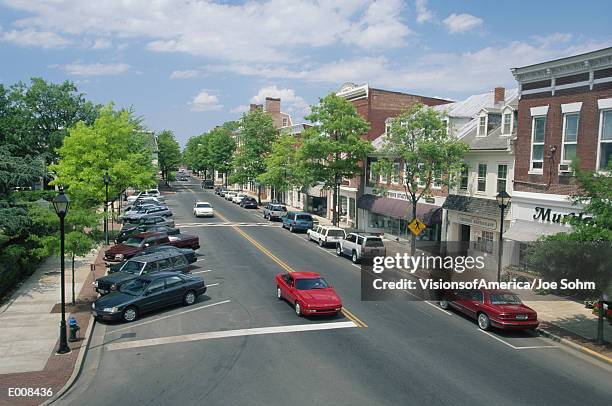 main street, easton, maryland - main fotografías e imágenes de stock