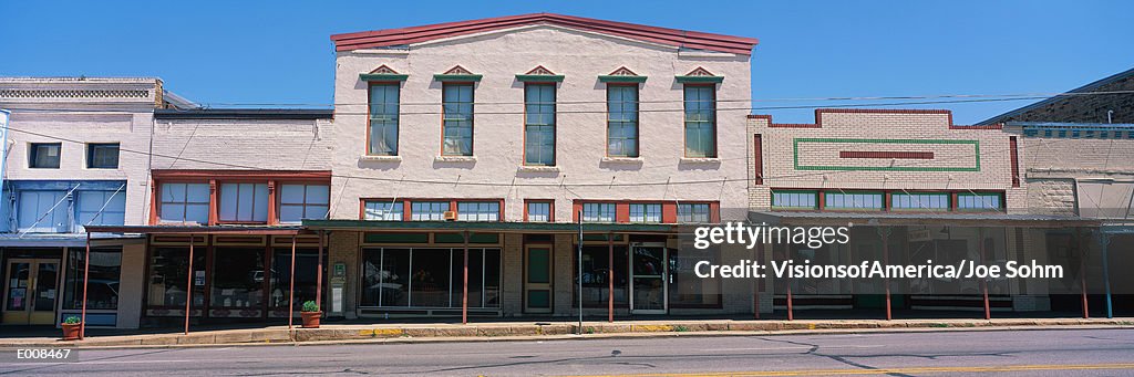 Store fronts, Liano, Texas