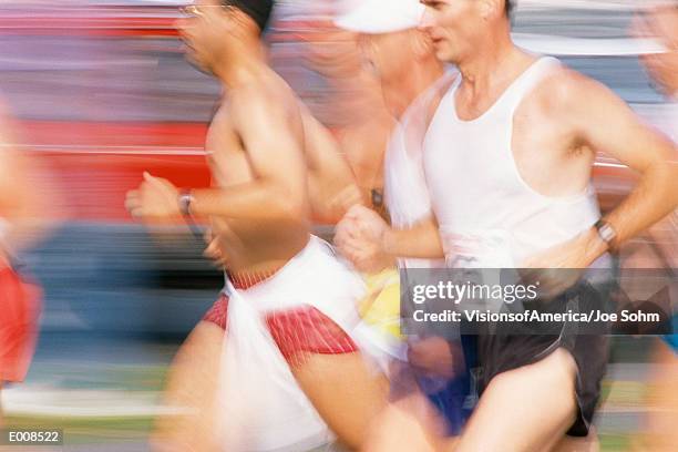 detail of runners - panorering bildbanksfoton och bilder