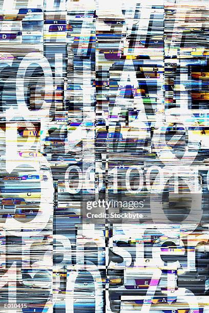 Numbers And Text With Multicolored Lines High-Res Vector Graphic ...