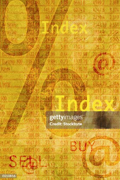 stockillustraties, clipart, cartoons en iconen met abstract stock market index with text - share prices of consumer companies pushes dow jones industrials average sharply higher