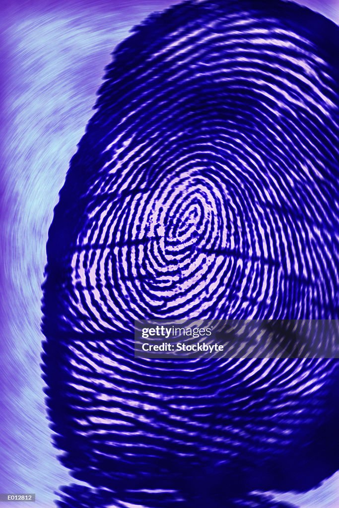 Close-up of fingerprint
