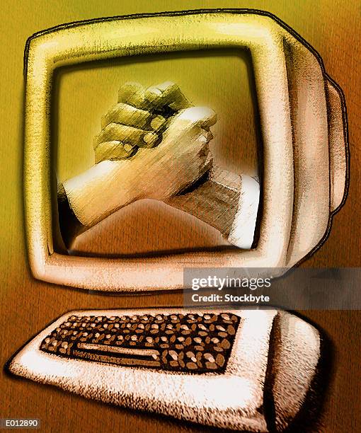 Computer Hand Wrest 69 Arm Wrestle Handshake Stock Photos, High-Res Pictures, and Images ...
