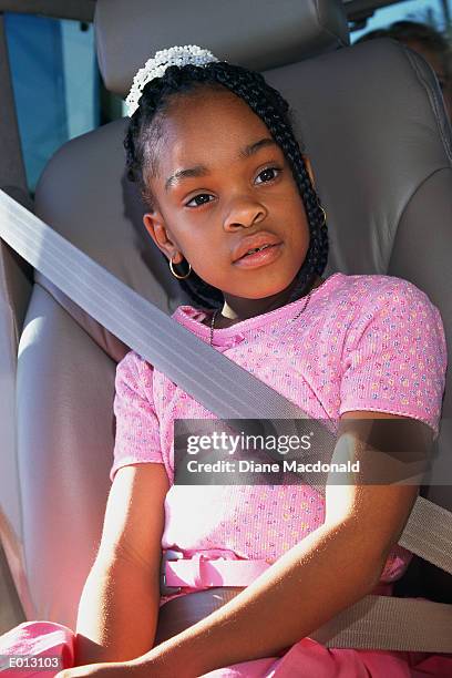 girl sitting in car seat - diane ストックフォトと画像