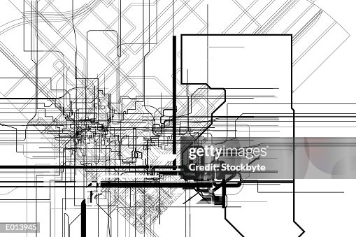 Complex Map Of Lines High-Res Vector Graphic - Getty Images