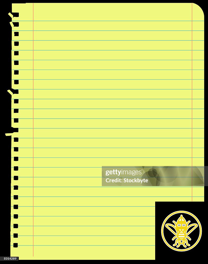 Blank Page Of Yellow Paper High-Res Vector Graphic - Getty Images