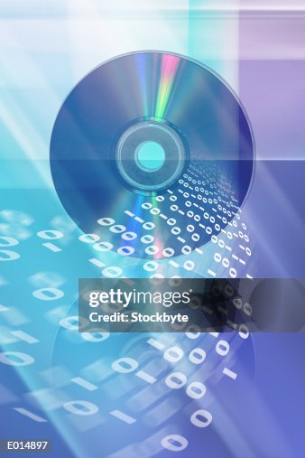 Compact disk with binary language Compact disk with binary language