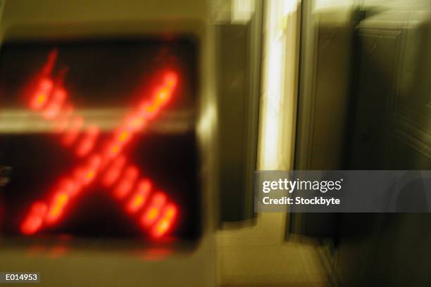 red 'x' sign - restricted area sign stock pictures, royalty-free photos & images