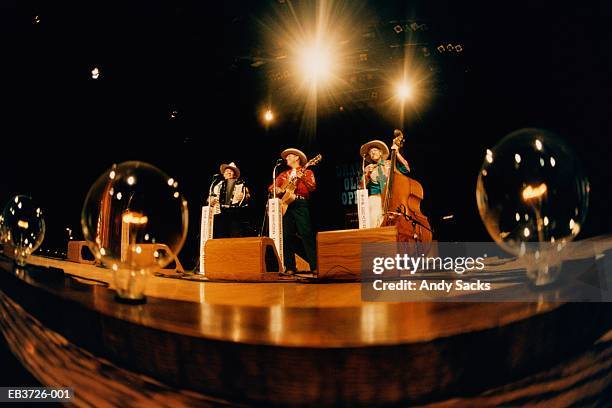 usa, tennessee, nashville, grand ole opry, country music trio - fisarmonica strumento foto e immagini stock