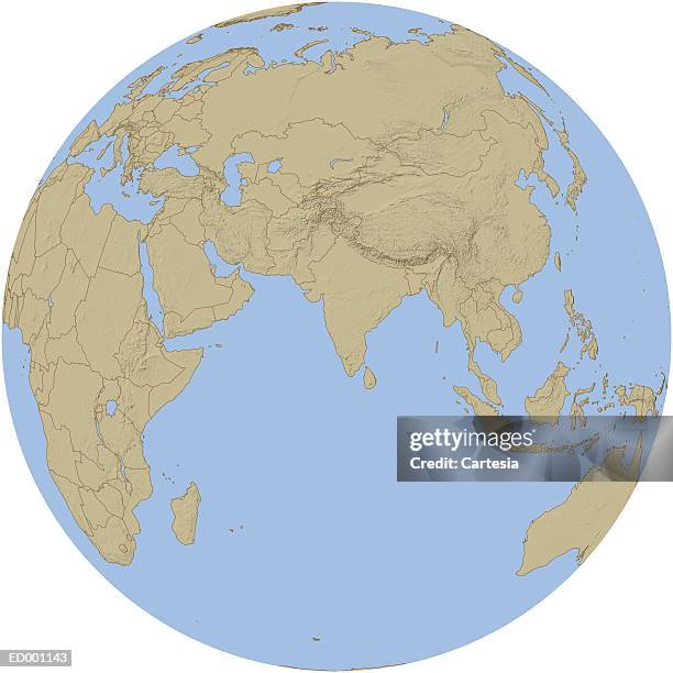 international map -- asia and the indian ocean - spring meetings of the international monetary fund and world bank stockfoto's en -beelden