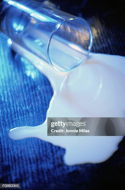 spilt milk - spilt milk stock-fotos und bilder