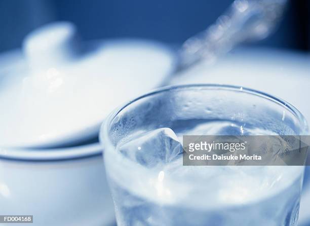 ice water - sugar bowl crockery stock pictures, royalty-free photos & images