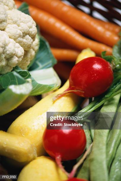 variety of vegetables - variety stockfoto's en -beelden