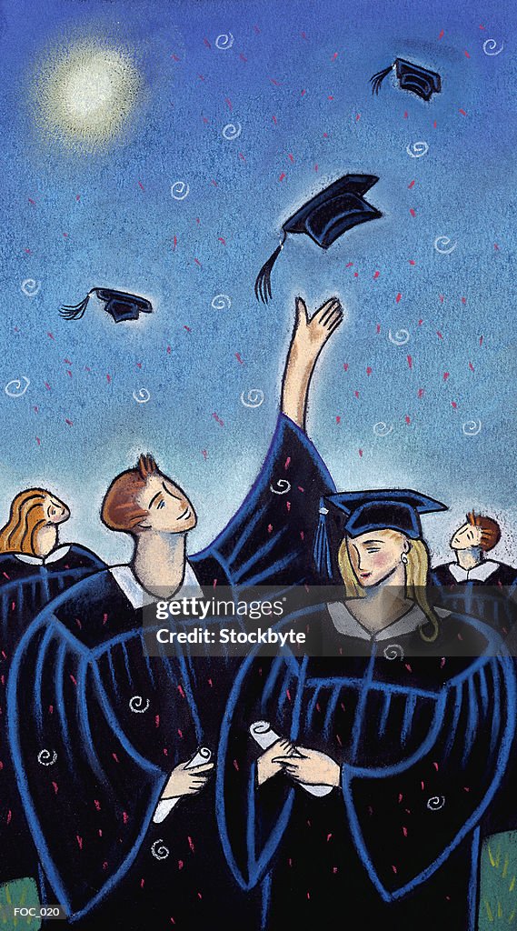 Graduation Graphc Graduation High-Res Vector Graphic - Getty Images
