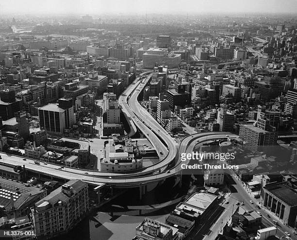 tokyo highways - 1960 fotografías e imágenes de stock