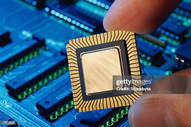 Chip Computer Hand Hand Holding Computer Chip Closeup High-Res Stock Photo - Getty Images