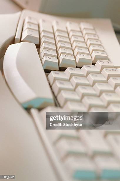 ergonomic computer keyboard - ergonomic keyboard stock pictures, royalty-free photos & images